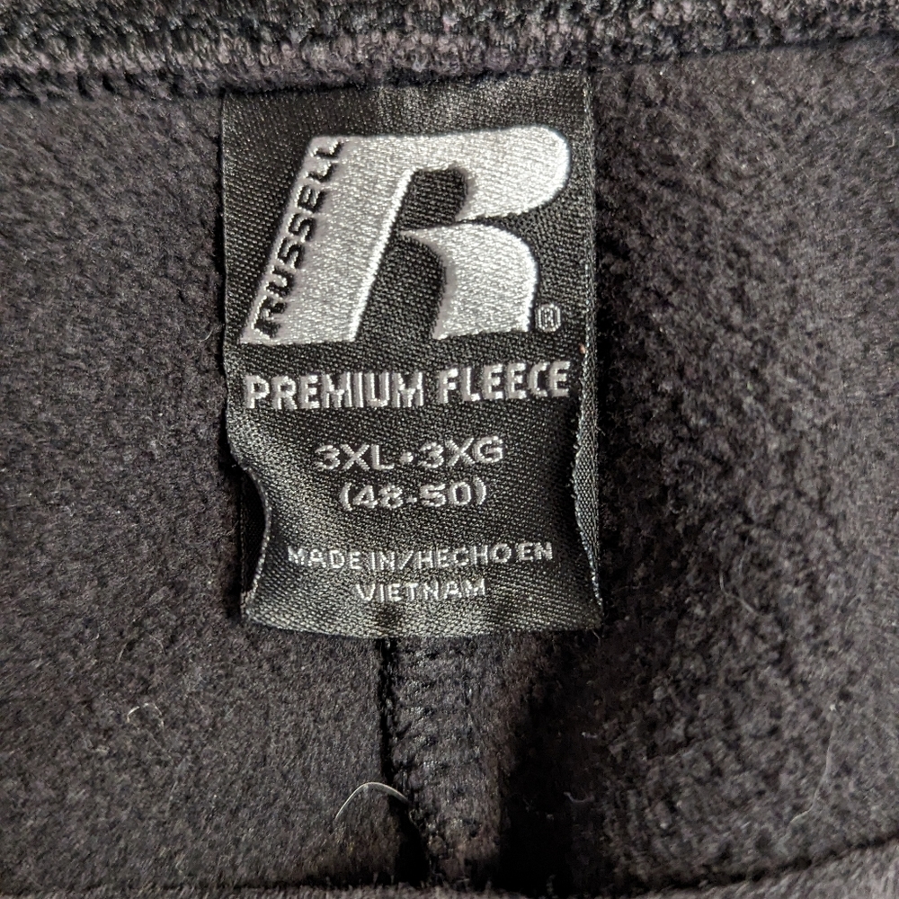 Men's Russell Athletic Black Drawstring Sweatpants Size 3XL - Picture 4 of 5